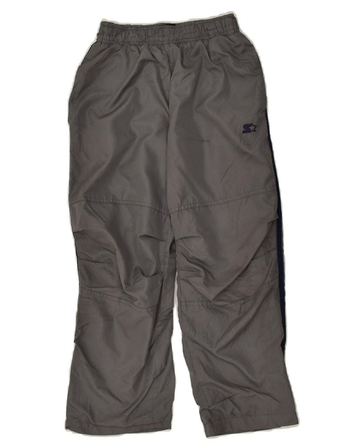 STARTER Boys Tracksuit Trousers 7-8 Years Medium  Grey Polyester | Vintage Starter | Thrift | Second-Hand Starter | Used Clothing | Messina Hembry 