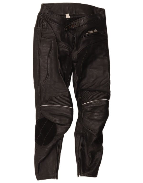 Мужские кожаные брюки Buffalo UK 42 Medium W32 L27 черные