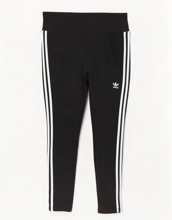 Женские укороченные леггинсы Adidas UK 20/22 XL, черный хлопок