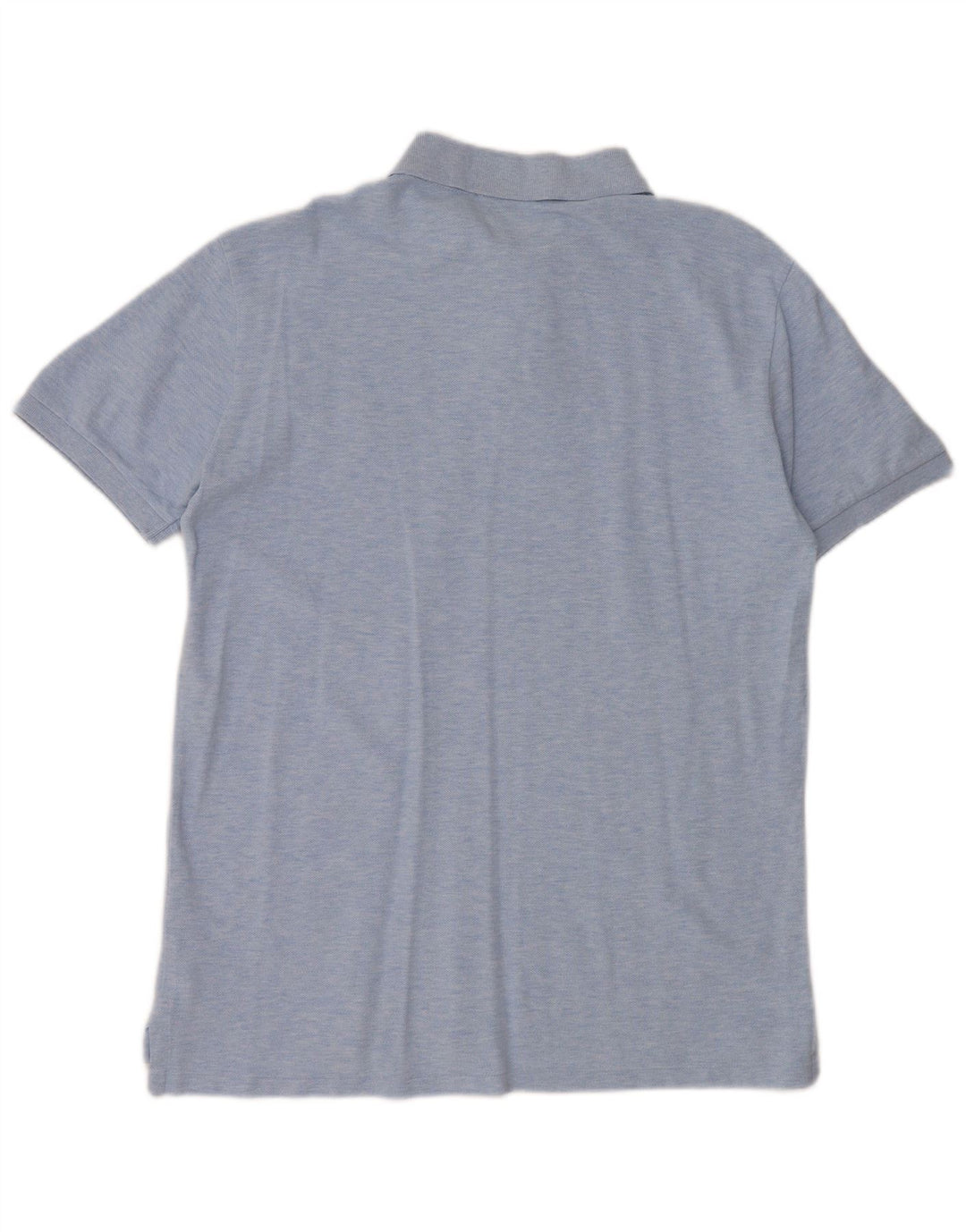 POLO RALPH LAUREN Мужская рубашка поло приталенного кроя, большая синяя хлопковая рубашка в крапинку