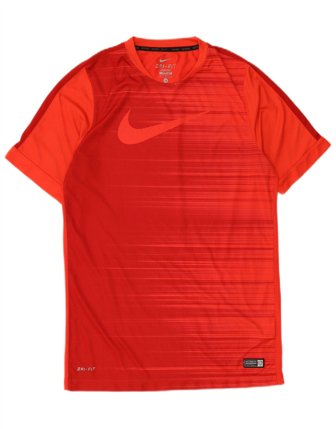 Мужская футболка NIKE Dri Fit с графическим рисунком, красный полиэстер среднего размера