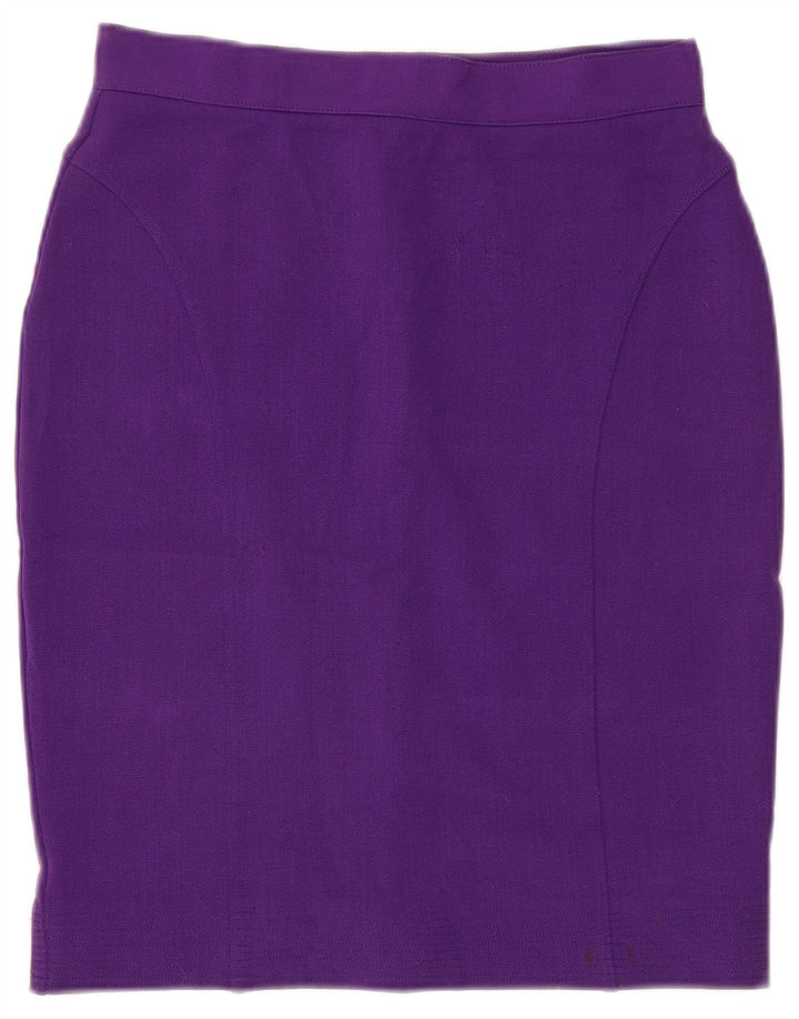 Versace Женская юбка-карандаш IT 46 Large W30 Фиолетовый