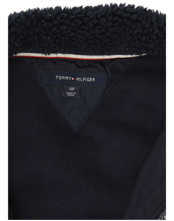 Женский флисовый жилет Tommy Hilfiger UK 10, маленький размер, темно-синий, полиэстер