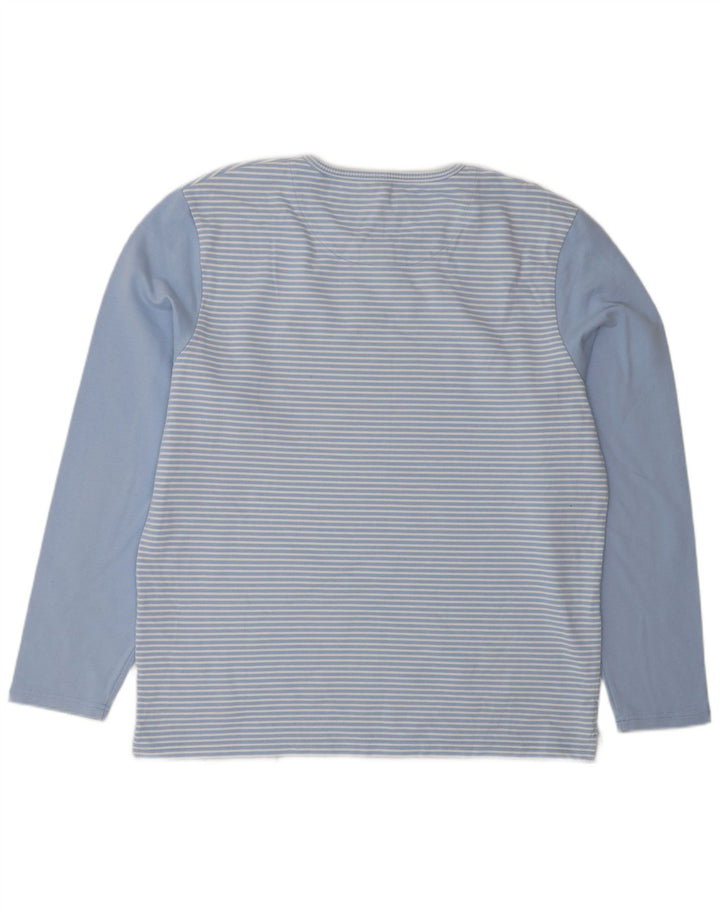 Мужской топ Lyle & Scott с длинным рукавом XL, синий в тонкую полоску