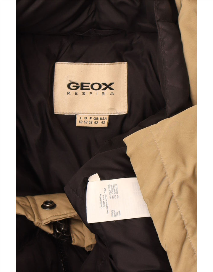 Мужская стеганая куртка Geox UK 42 XL бежевый полиэстер
