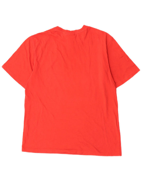 Puma Mens Graphic T-Shirt Top Medium Red