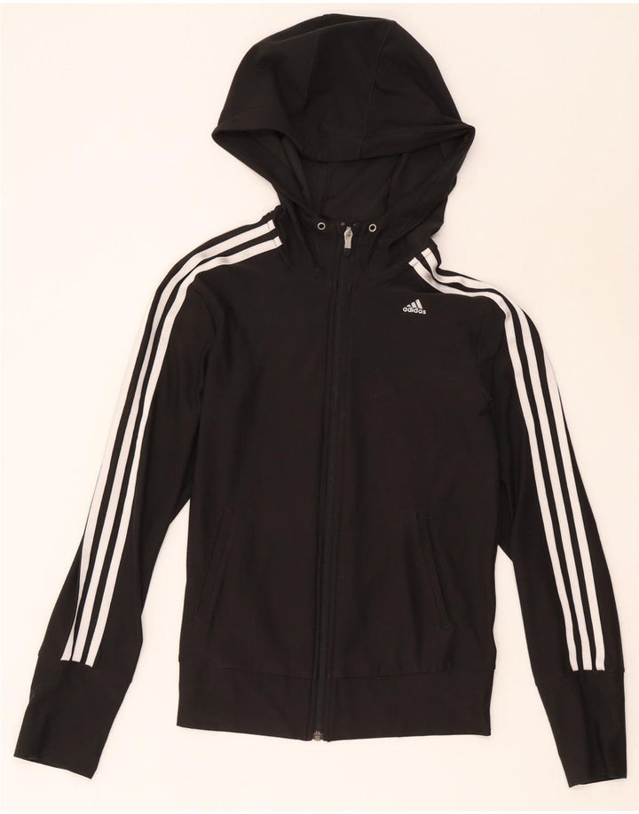 Женская спортивная куртка Adidas Climacool UK 8/10, маленькая черная