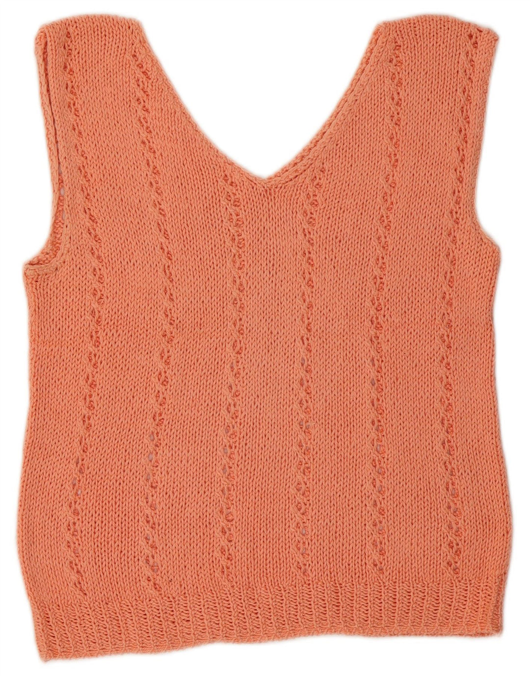 VINTAGE Женская майка без рукавов UK 14 Средний розовый