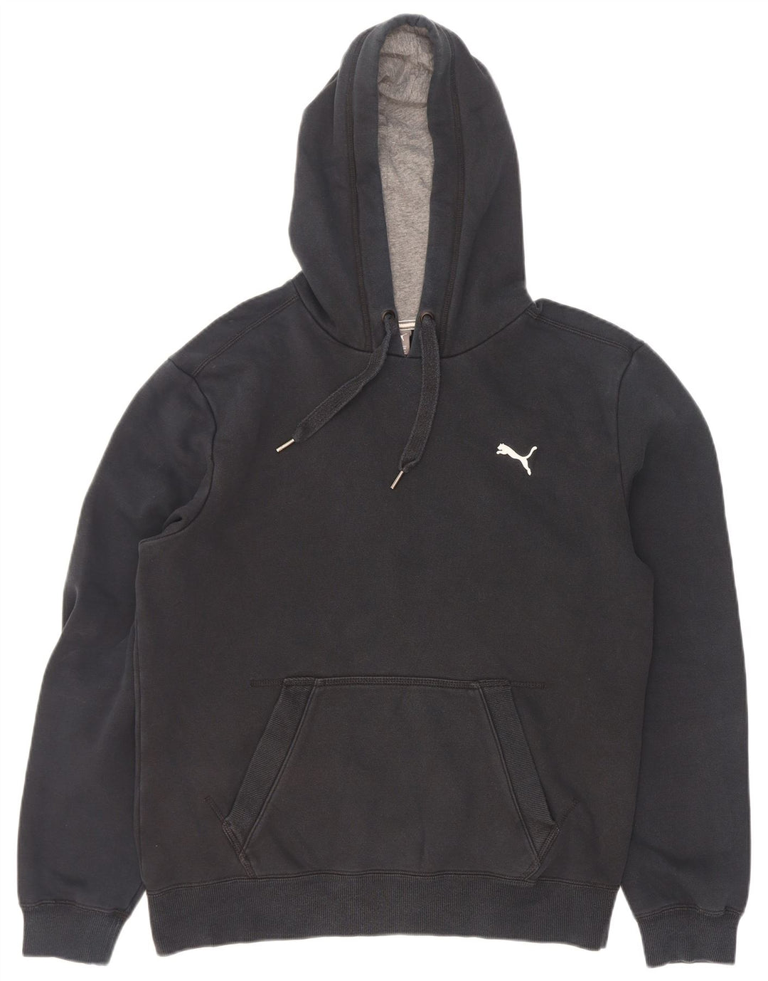 Мужской джемпер с капюшоном Puma, средний черный, хлопок