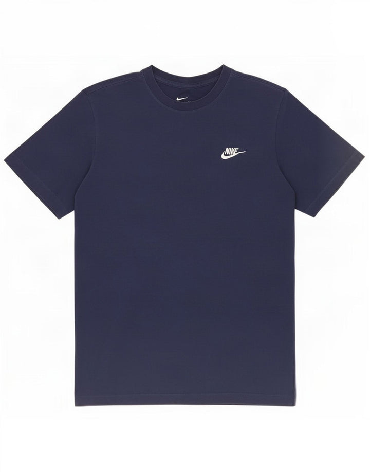 Мужская футболка Nike, маленькая, темно-синяя