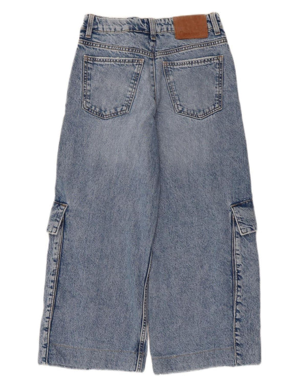 Джинсы-капри-карго для мальчиков Zara 13-14 лет W28 L22 синие