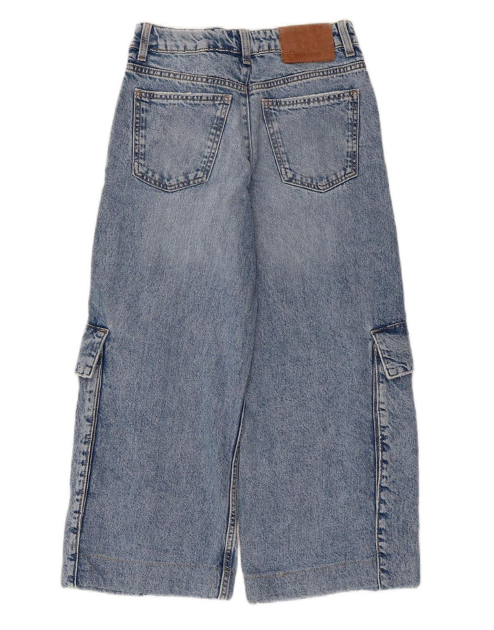 Джинсы-капри-карго для мальчиков Zara 13-14 лет W28 L22 синие