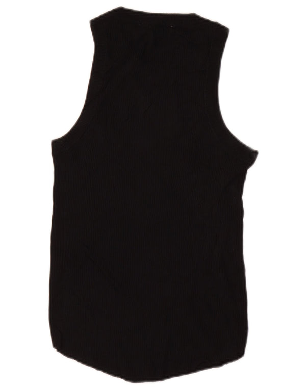 Женский жилет Zara UK 12, средний черный, вискоза