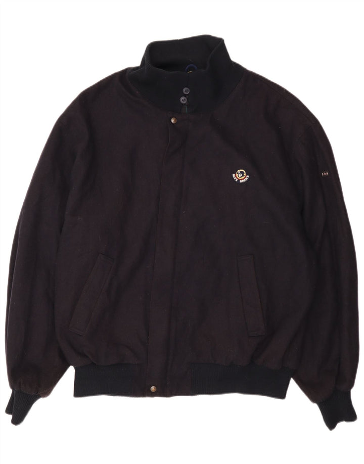 Мужская куртка-бомбер Drake Blue 44 2XL темно-синяя