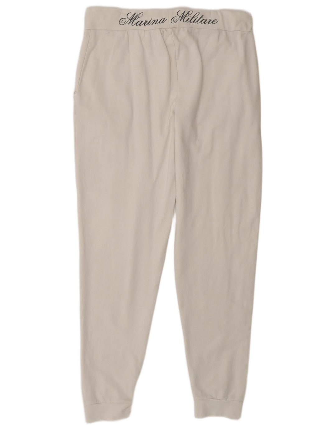 Женские спортивные брюки MARINA MILITARE Джоггеры UK 16, большие белые