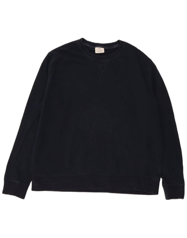 Мужской свитшот Marks & Spencer стандартного кроя 3XL, темно-синий, хлопок
