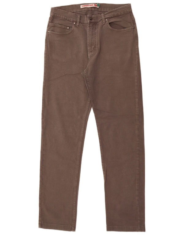 Carrera Mens 700 Straight Casual Брюки IT 48 Medium W30 L32 Серые хлопковые