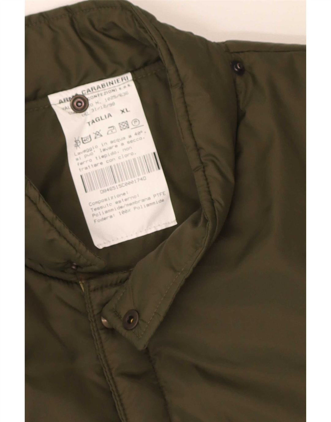 Винтажный мужской жилет UK 42 XL хаки из полиамида