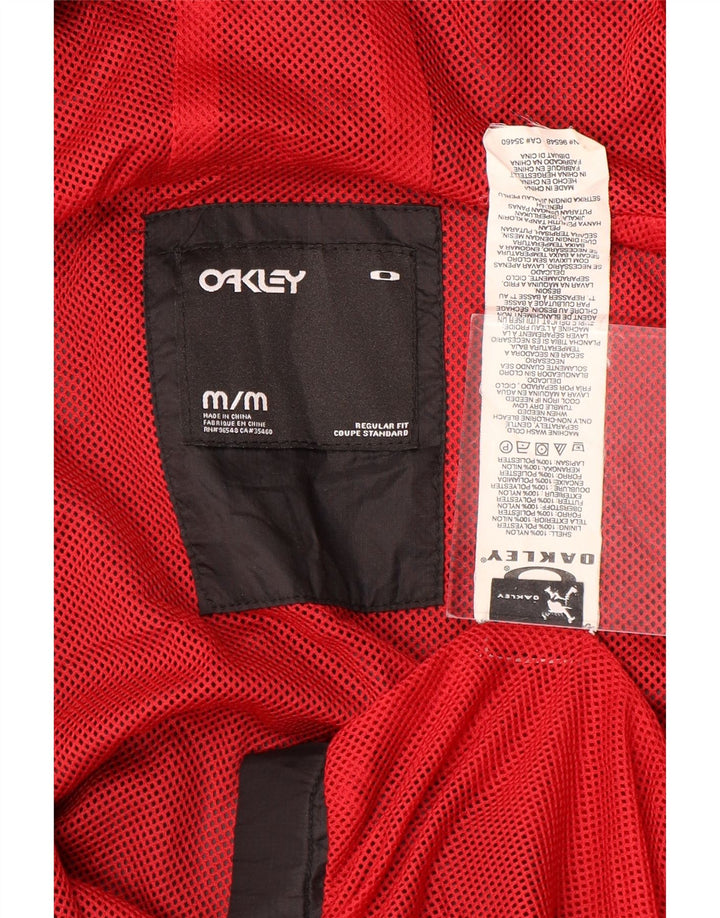 Мужская дождевик стандартного кроя с капюшоном Oakley UK 38, средний черный нейлон