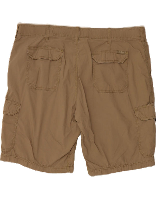 LEE Mens Extreme Motion Cargo Shorts W48 4XL Beige Cotton