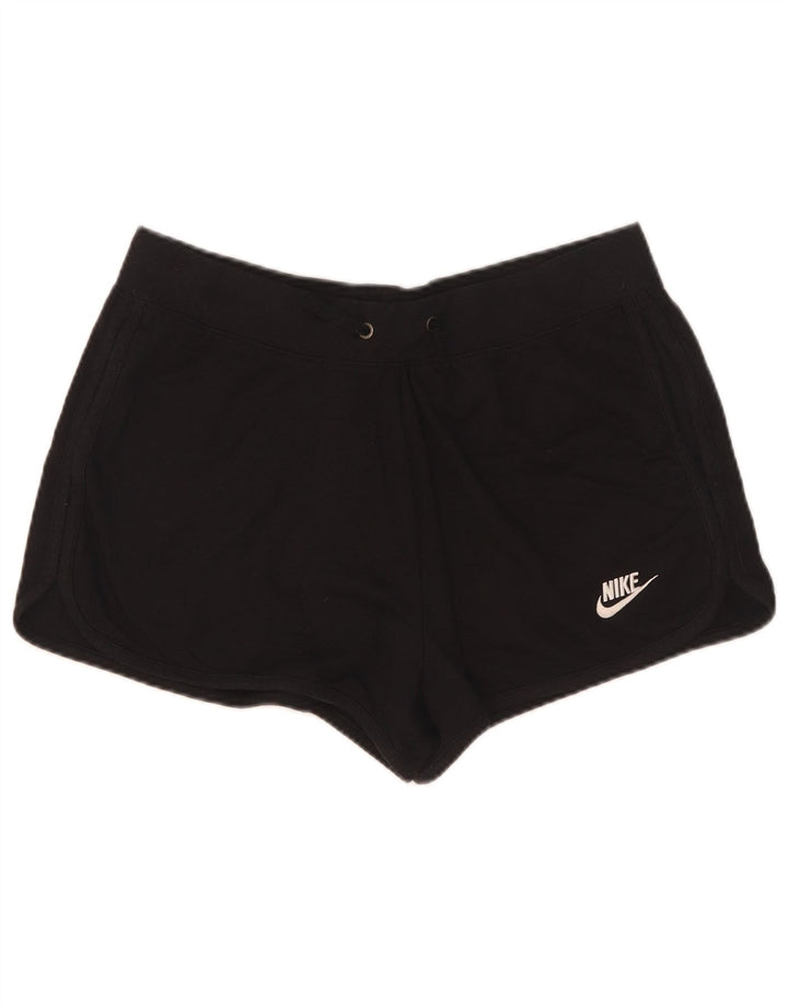 Женские спортивные шорты Nike UK 14, большие черные, полиэстер