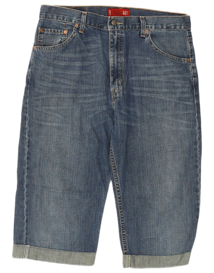Женские джинсовые шорты Levi's 607 Regular W34, большие синие