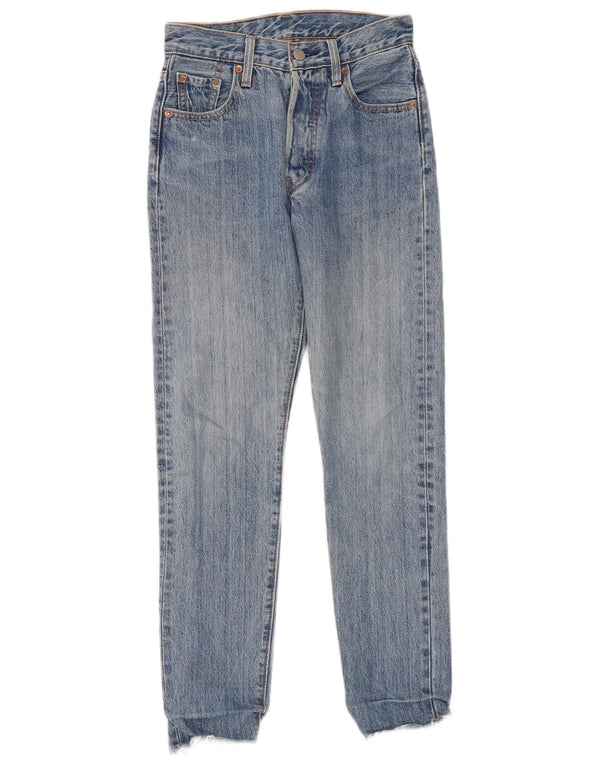 Женские прямые джинсы Levi's 501 W23 L27 синие, хлопок