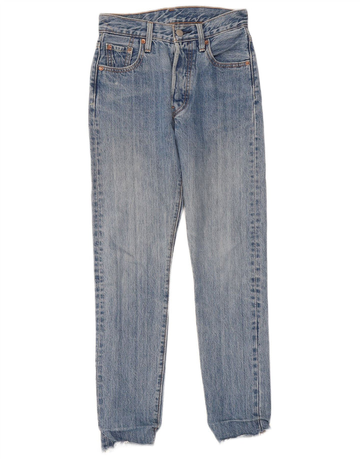 Женские прямые джинсы Levi's 501 W23 L27 синие, хлопок