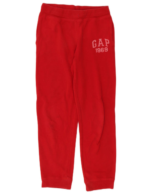Спортивный костюм с графическим рисунком для девочек Gap, брюки для бега, 12–13 лет, красный хлопок, размер XL