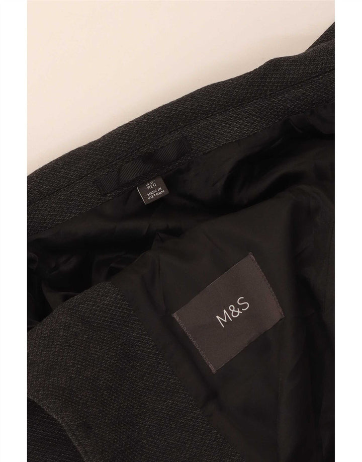 Мужской пиджак на двух пуговицах Marks & Spencer UK 42, большой серый