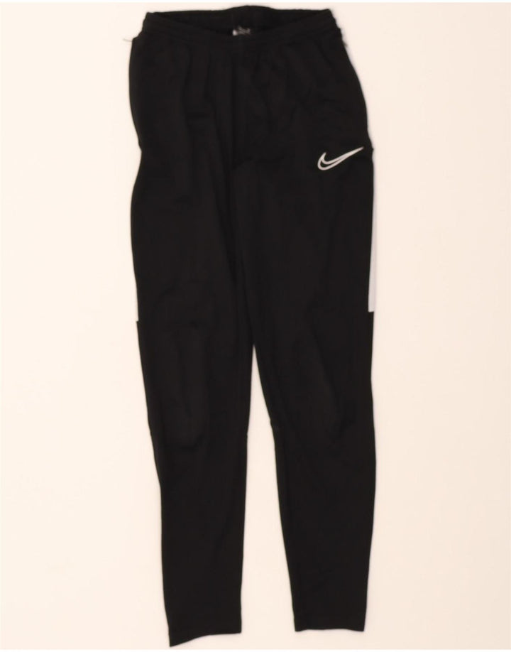 NIKE Womens Tracksuit Trousers UK 8 Small  Black Colourblock Polyester Vintage Nike and Second-Hand Nike from Messina Hembry 
