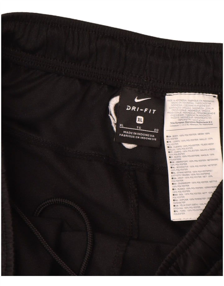 Мужские спортивные шорты Nike Dri Fit с графическим рисунком XL, черный полиэстер