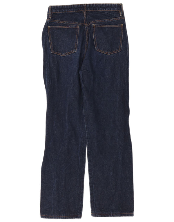 Женские прямые джинсы Zara EU 36 XS W26 L29 Темно-синие