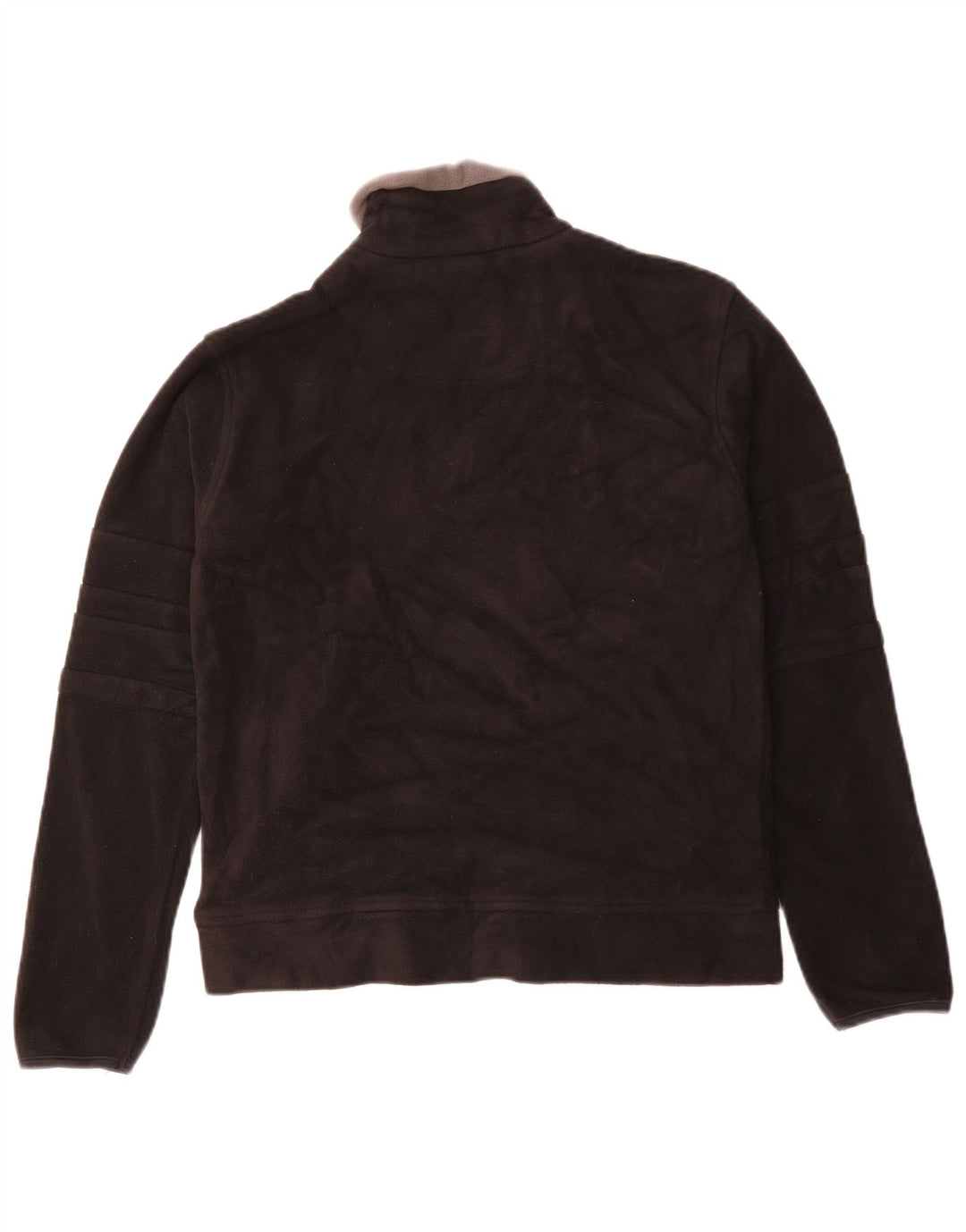 Женский флисовый джемпер Lotto с воротником на молнии, Великобритания 14, большой черный полиэстер