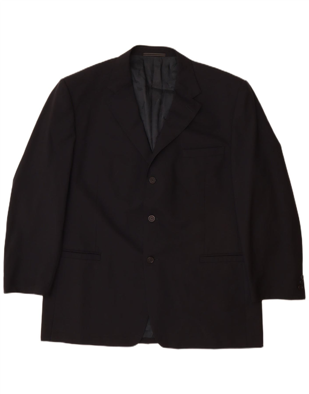 VERSACE Мужской классический пиджак на 3 пуговицах UK 42 XL Темно-синий