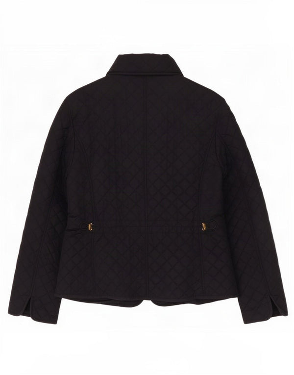 Женская стеганая куртка Hobbs UK 14, большой черный нейлон