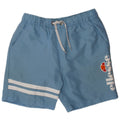 ELLESSE Плавательные шорты с рисунком для мальчиков 10-11 лет, синие, полиэстер