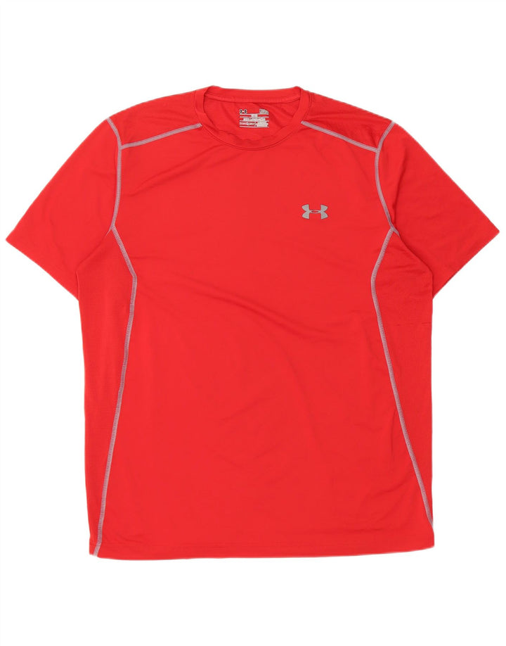 Мужская футболка Heat Gear Top Under Armour, большая красная