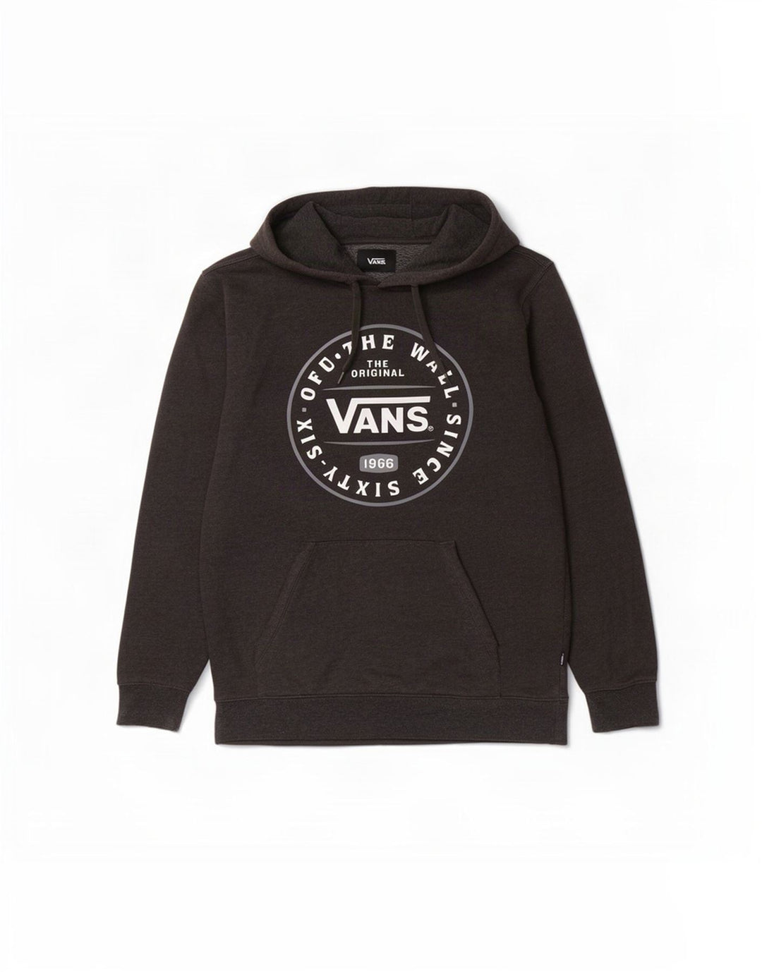 Мужской джемпер с капюшоном Vans, маленький серый, хлопковый