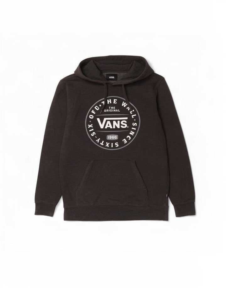 Мужской джемпер с капюшоном Vans, маленький серый, хлопковый