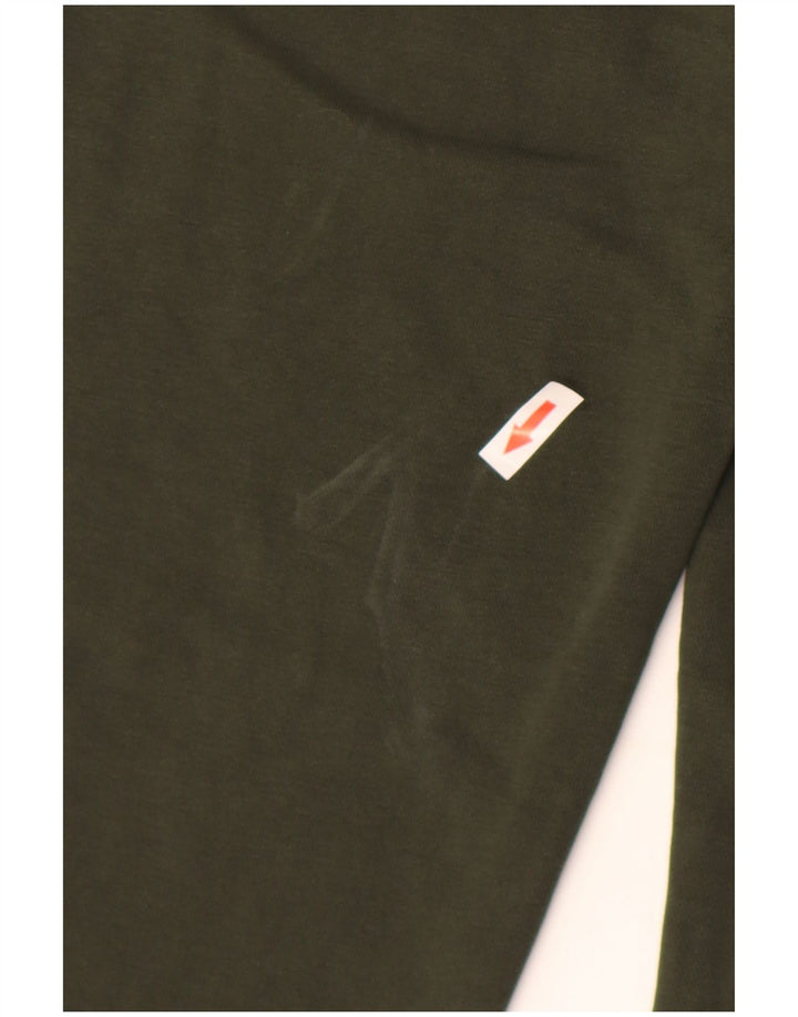 Мужские спортивные брюки Ellesse, джоггеры, маленький цвет хаки, хлопок