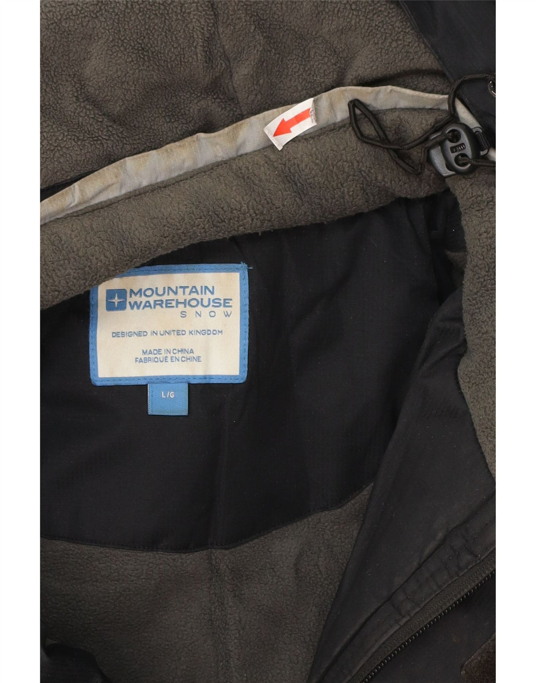 Мужская ветровка Mountain Warehouse UK 40, большая черная цветная блокировка