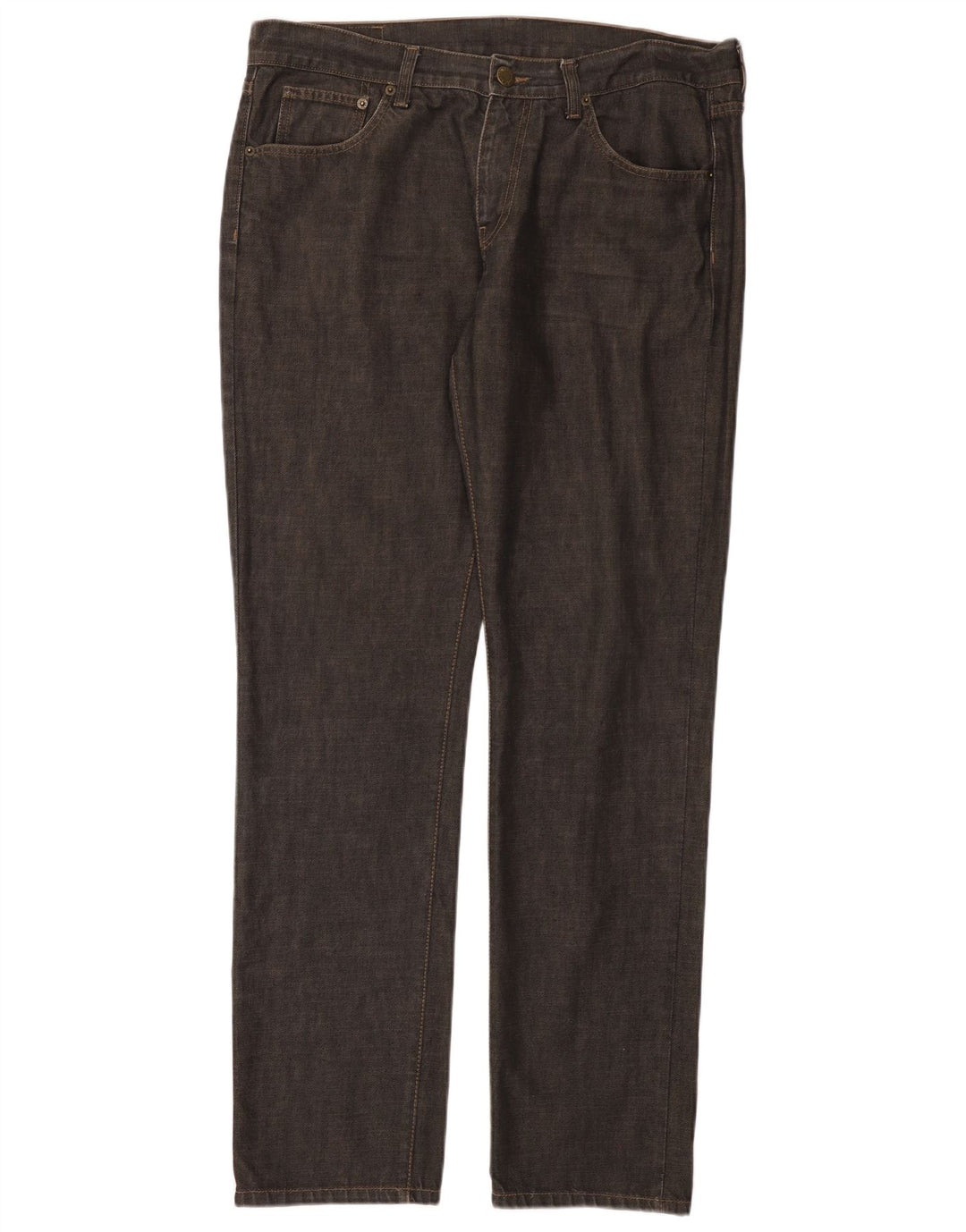 Мужские прямые джинсы Levi's 504 W36 L34 Серые