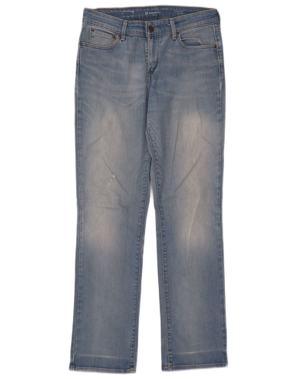 Женские прямые джинсы Levi's Demi Curve Classic с посадкой W29 L32, синий хлопок