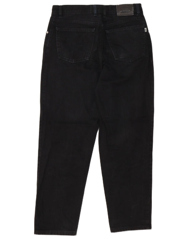 Pioneer Mens Tapered Jeans W34 L32 Black Cotton