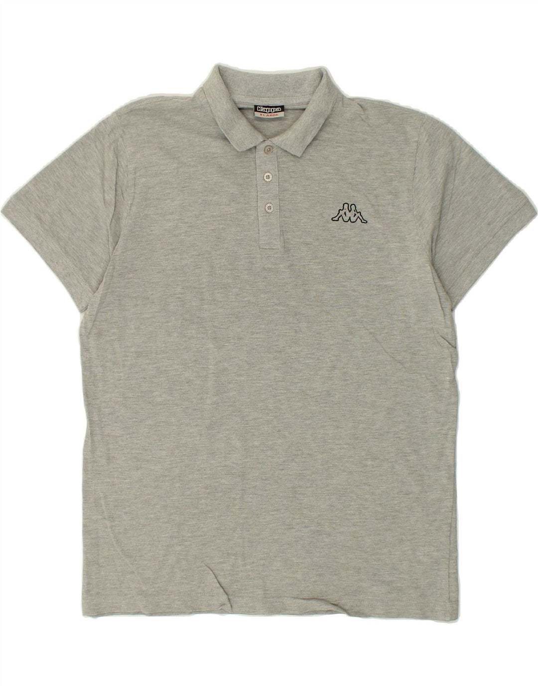 KAPPA Mens Polo Shirt XL Grey Cotton Vintage Kappa and Second-Hand Kappa from Messina Hembry 