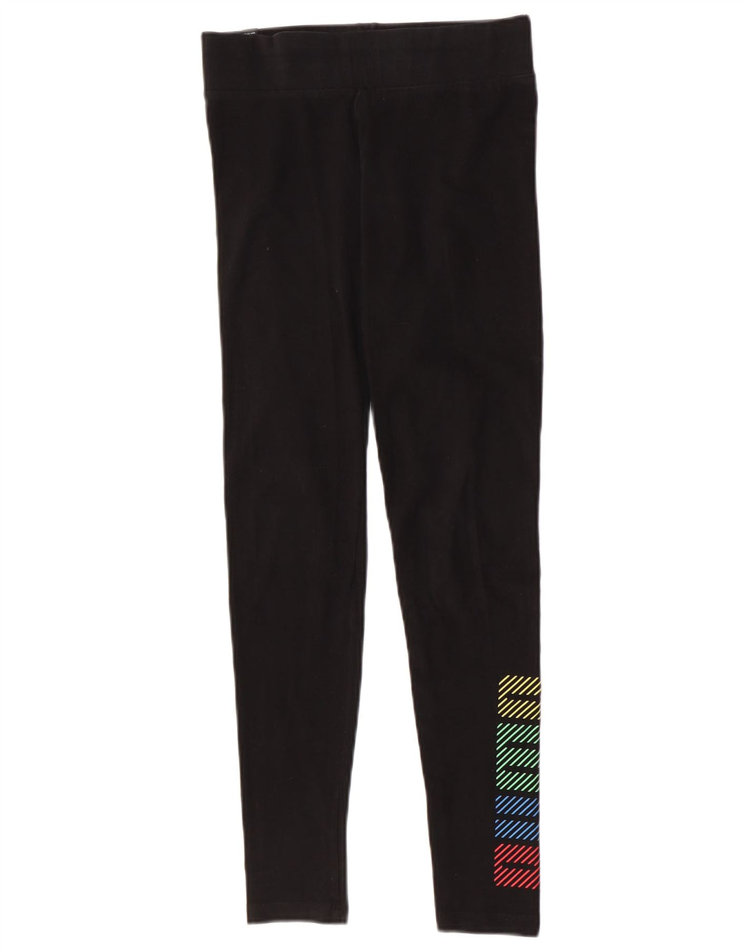 Женские леггинсы с рисунком Puma UK 12, средние, черные
