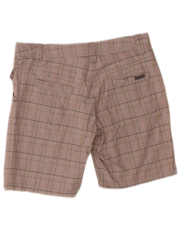 Женские повседневные шорты Brugi IT 42 Medium W30 Серые в клетку