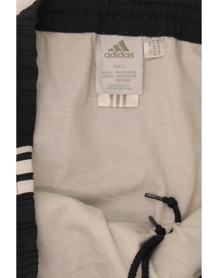 Мужские спортивные шорты Adidas, большие темно-синие, полиэстер