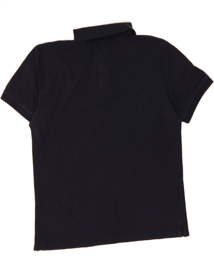 S.OLIVER Mens Polo Shirt Medium Navy Blue Cotton Vintage S.Oliver and Second-Hand S.Oliver from Messina Hembry 